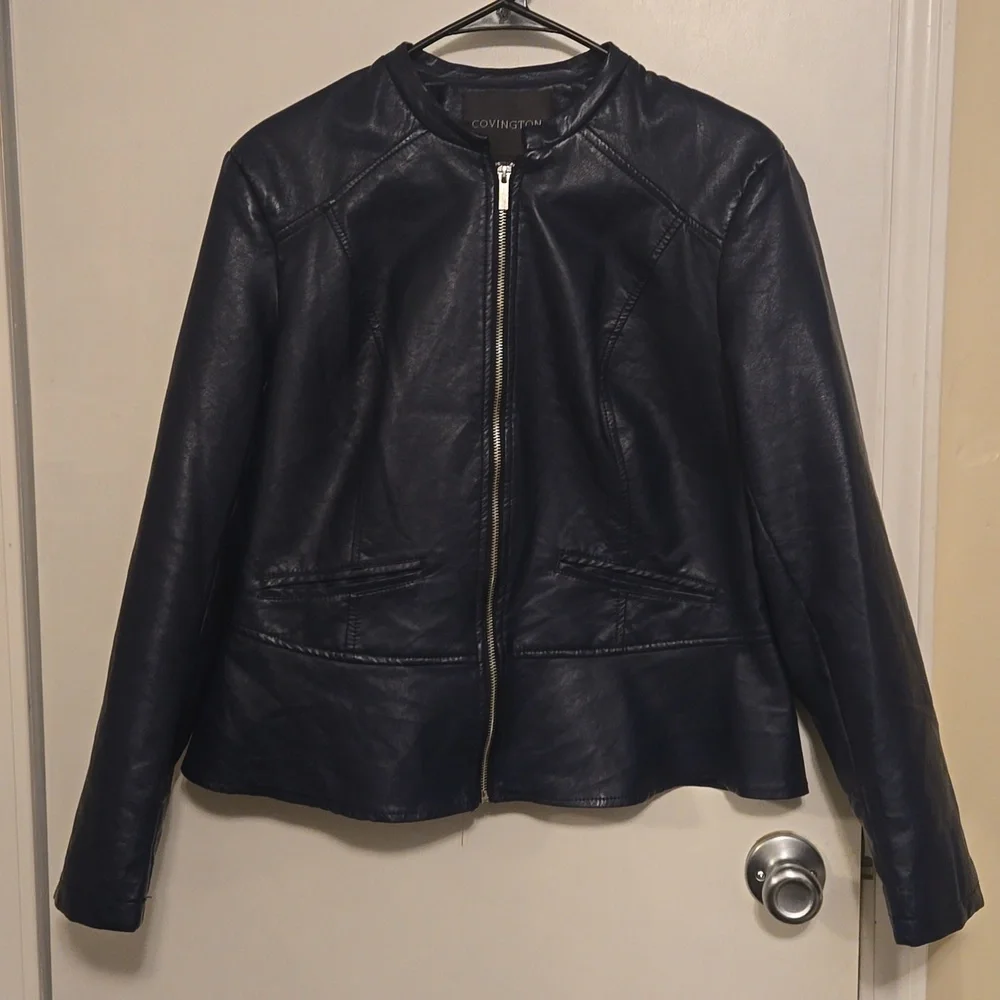 Large navy blue jacket